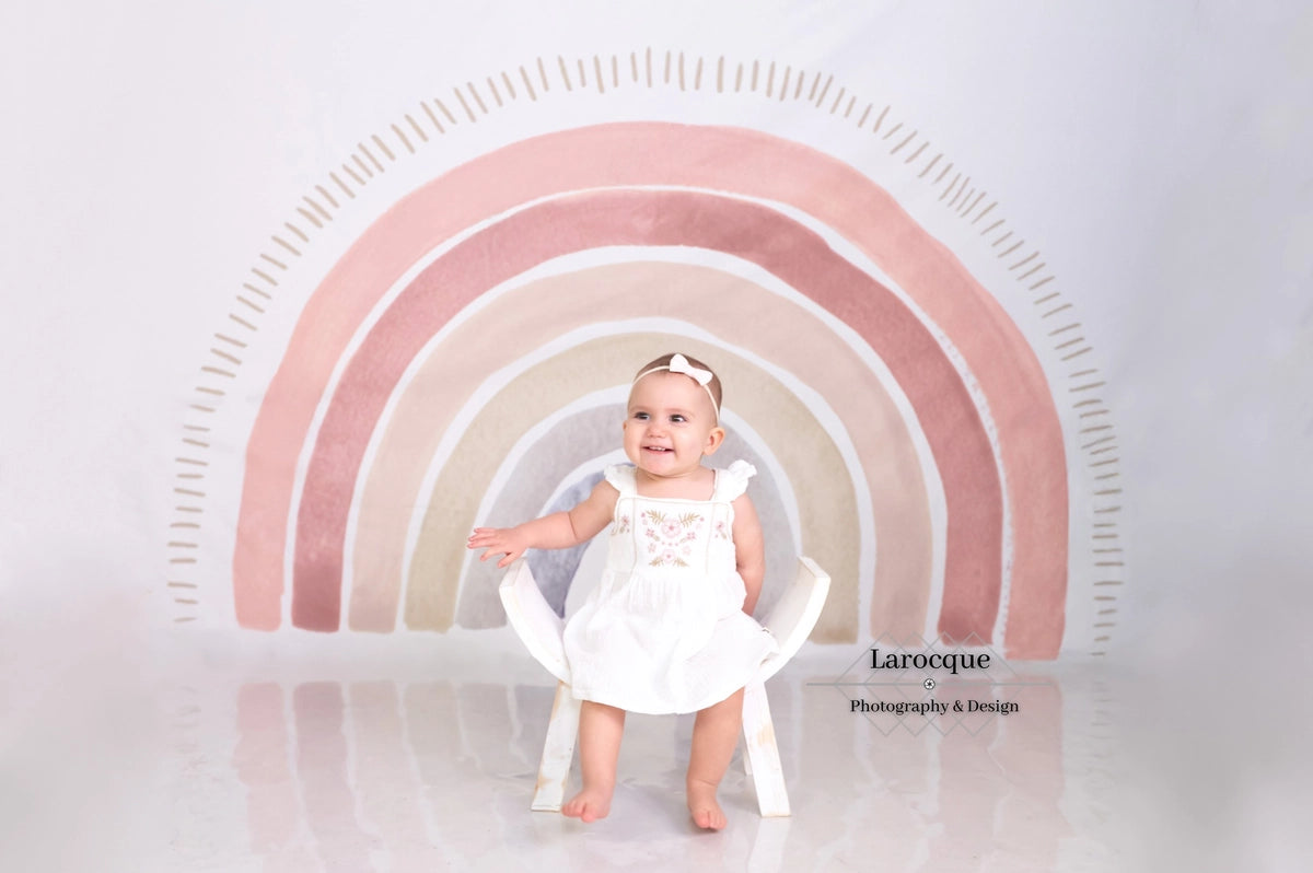 Kate Boho Rainbow Backdrop Designed by Mandy Ringe Photography
