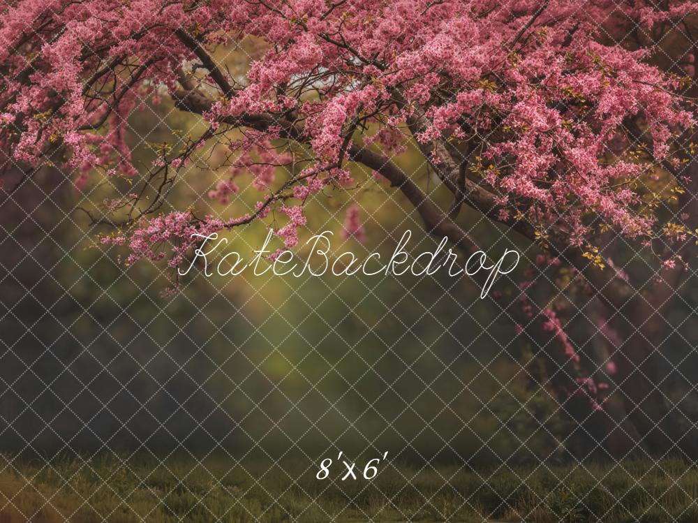 Kate Spring Pink Blossom Tree Arch Forest Backdrop Designed by Emetselch