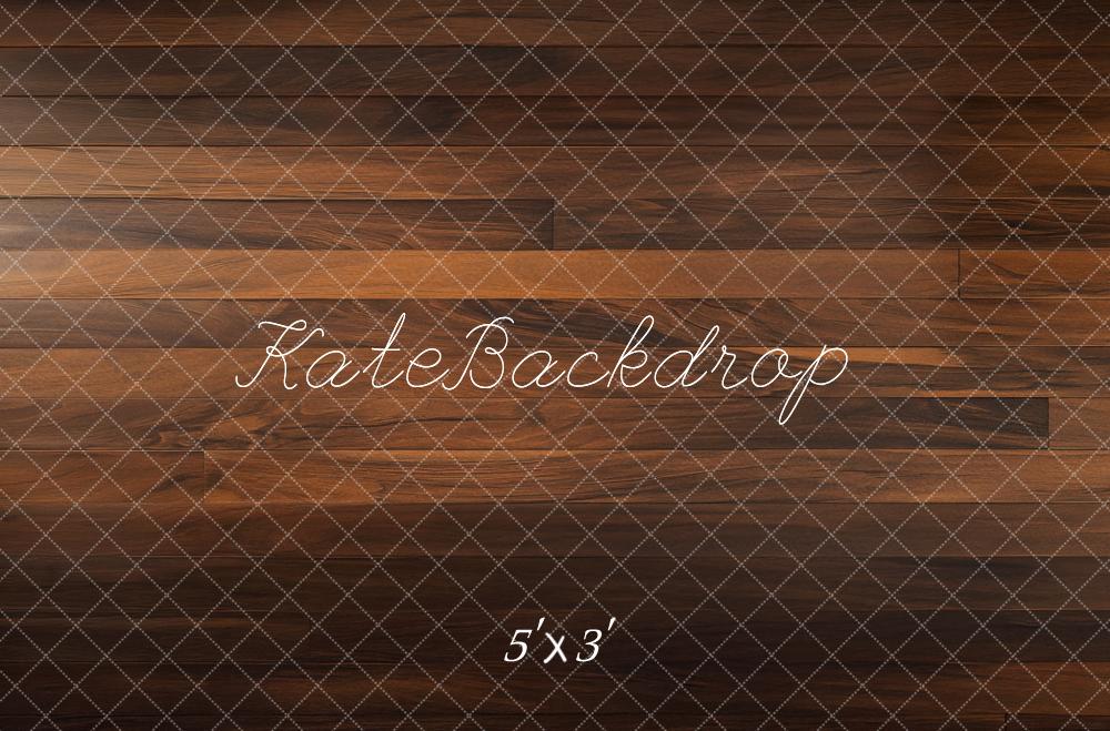 Kate Brown Wood Floor Backdrop Designed by Mini MakeBelieve