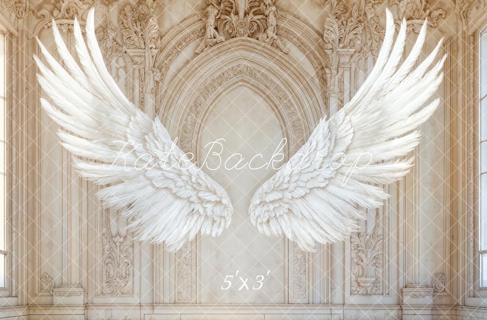 Alas de Ángel Vintage Arco de Pared Fondo