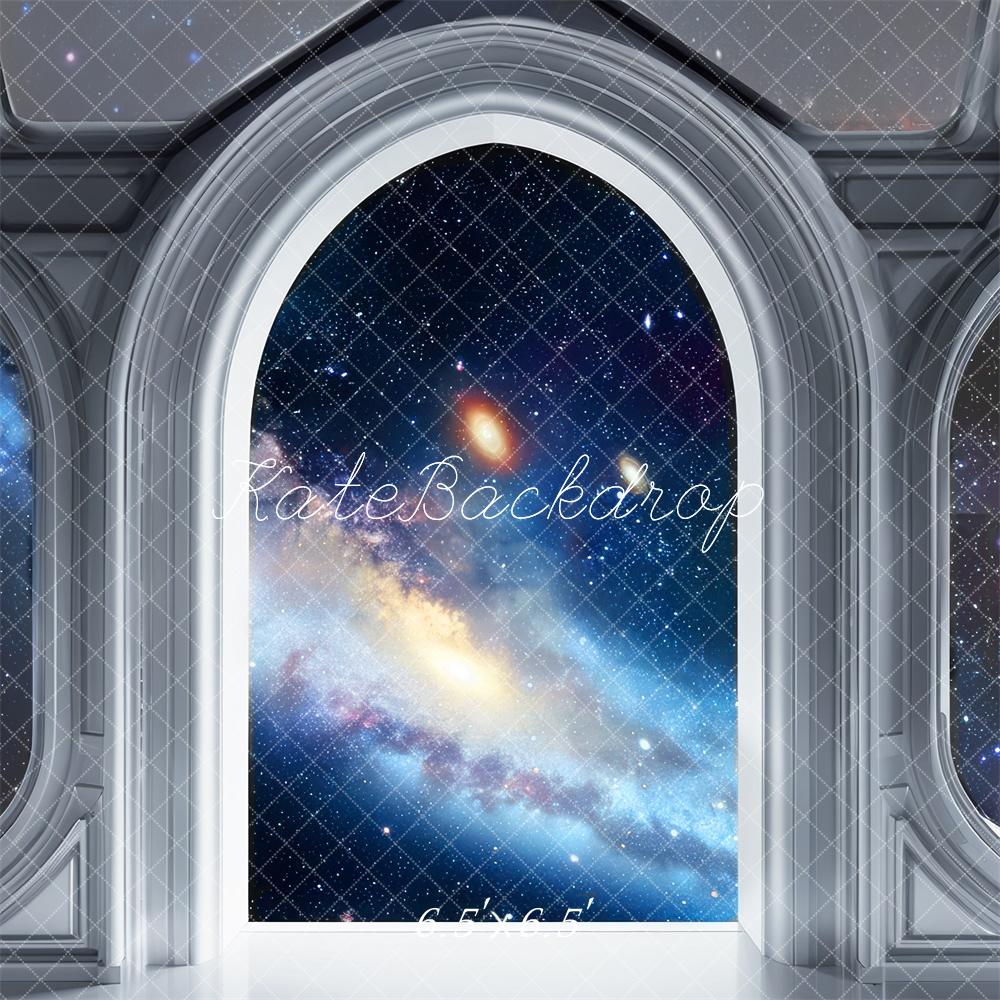 Kate Galaxy Space Arched Window Backdrop Designed by Mini MakeBelieve