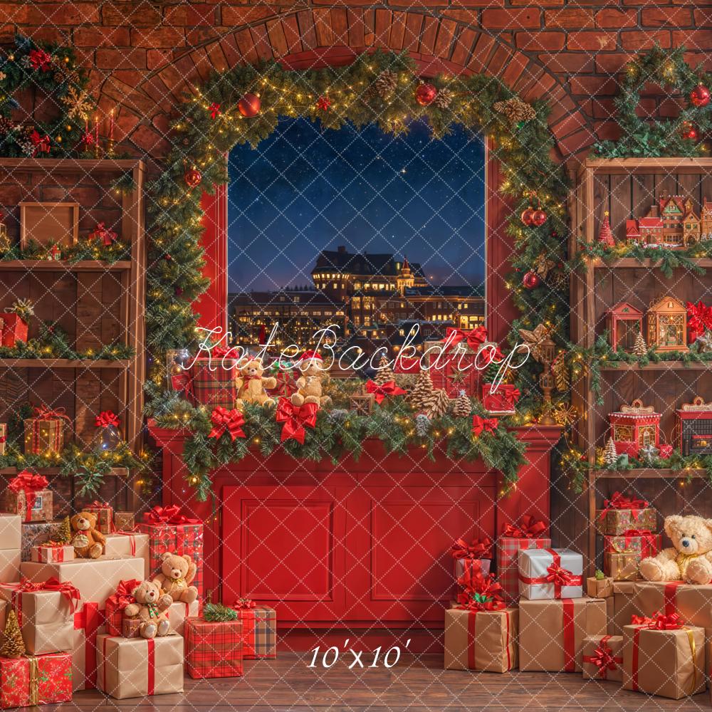 Kate Christmas Garland Window Shelves Gift Toys Backdrop Designed by Emetselch