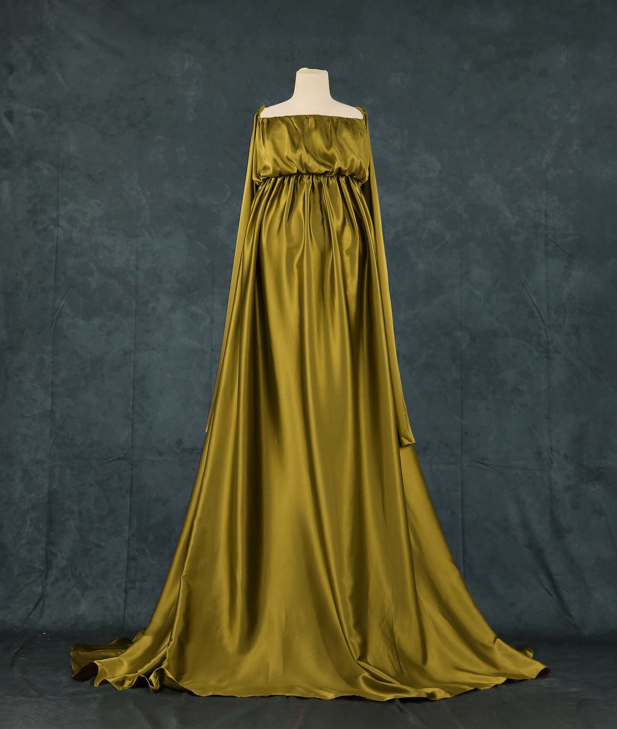 Kate Simulated Silk Trailing Custom Maternity Photoshoot Gowns