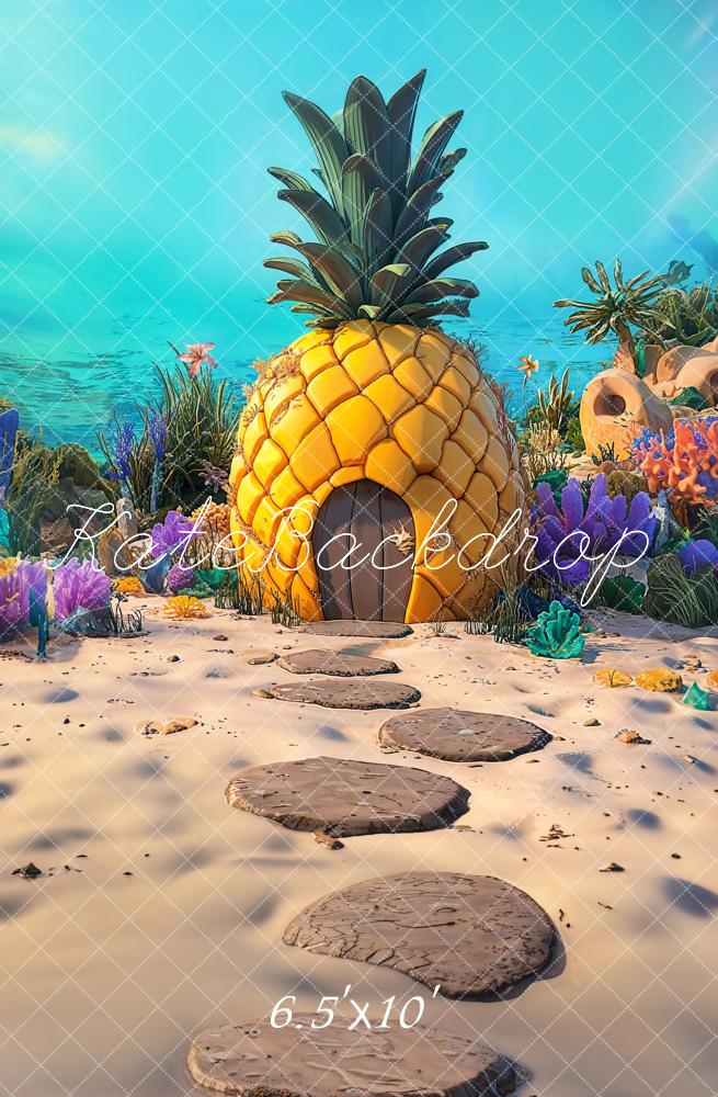 Sotto il mare Fantasy Pineapple House Backdrop Designed by Chain Photography