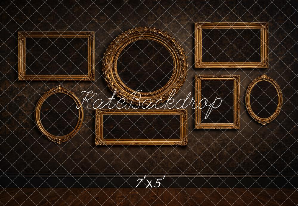Kate Ornate Gold Frames Vintage Wall Backdrop Designed by Emetselch