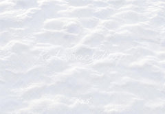 Kate Winter Snow Texture White Floor Printed Backdrop Designed by Kate Image