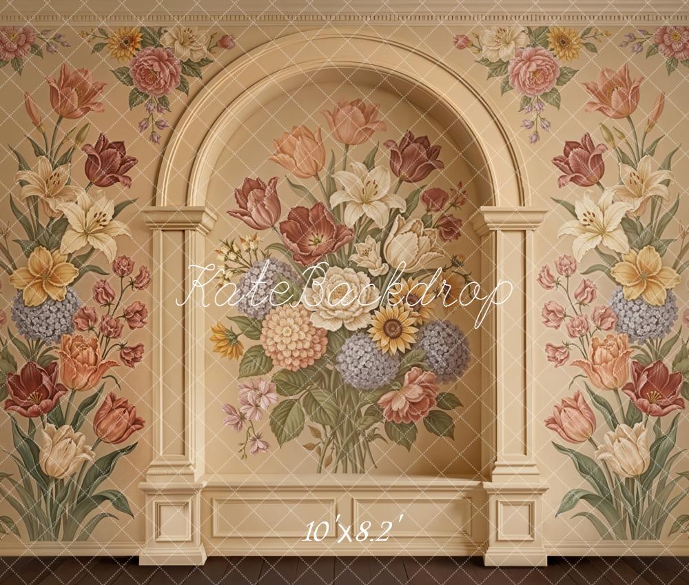Kate Mother's Day Flower Arch Floral Wall Backdrop Designed by Emetselch