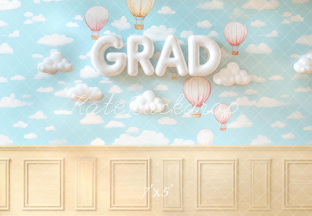 Kate Graduation Hot Air Balloon Backdrop Designed by Mini MakeBelieve