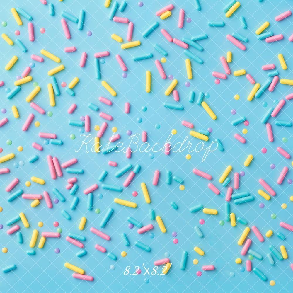 Kate Blue Pastel Sprinkles Backdrop Designed by Kate Image
