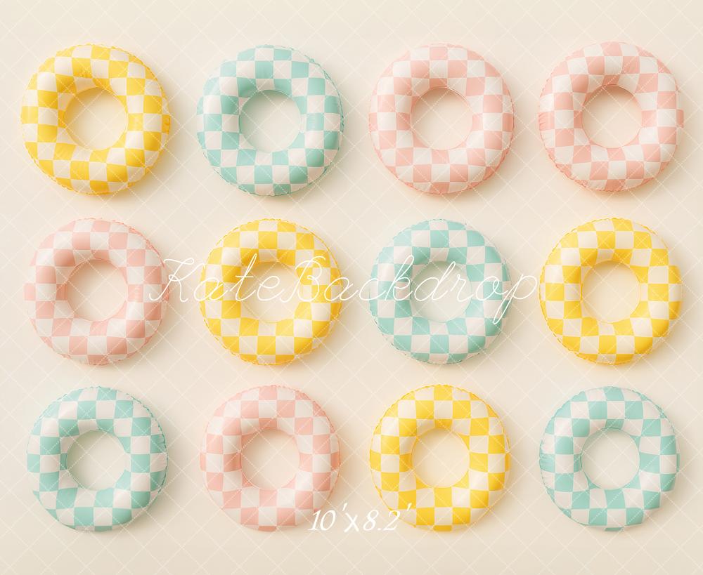 Anillo Flotante de Verano a Cuadros Backdrop Designed by Ashley Paul