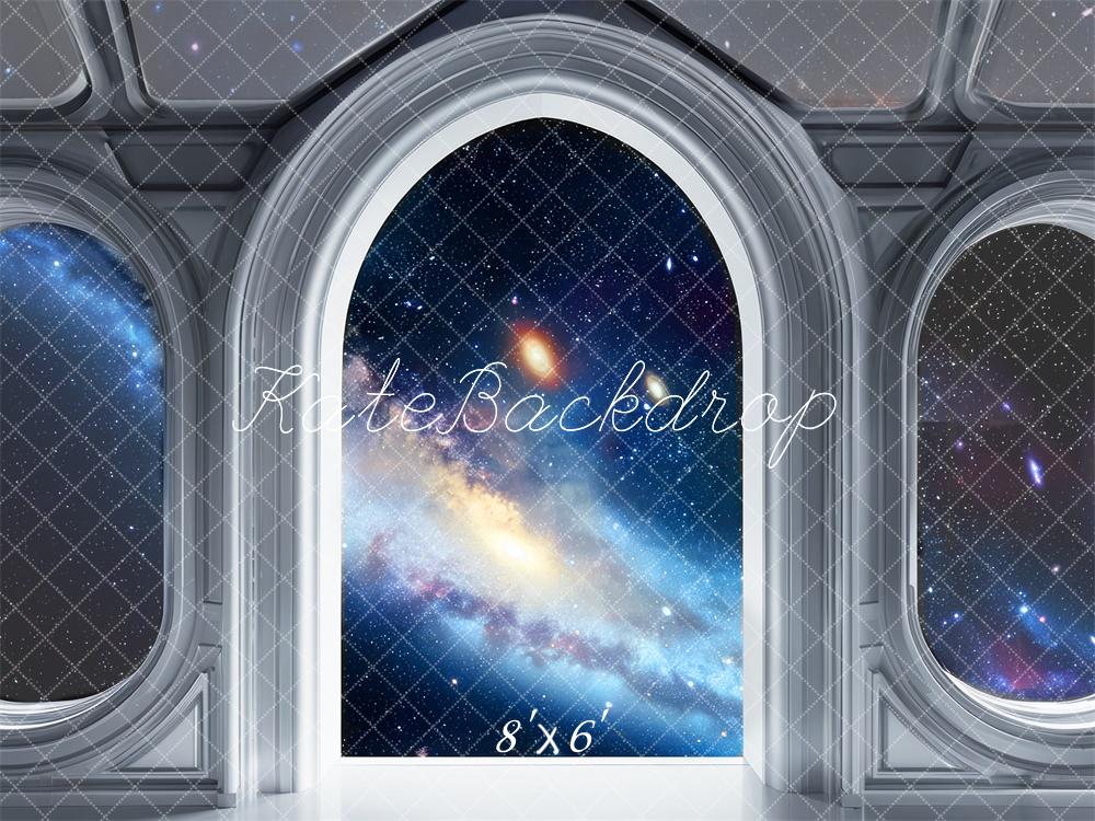 Kate Galaxy Space Arched Window Backdrop Designed by Mini MakeBelieve