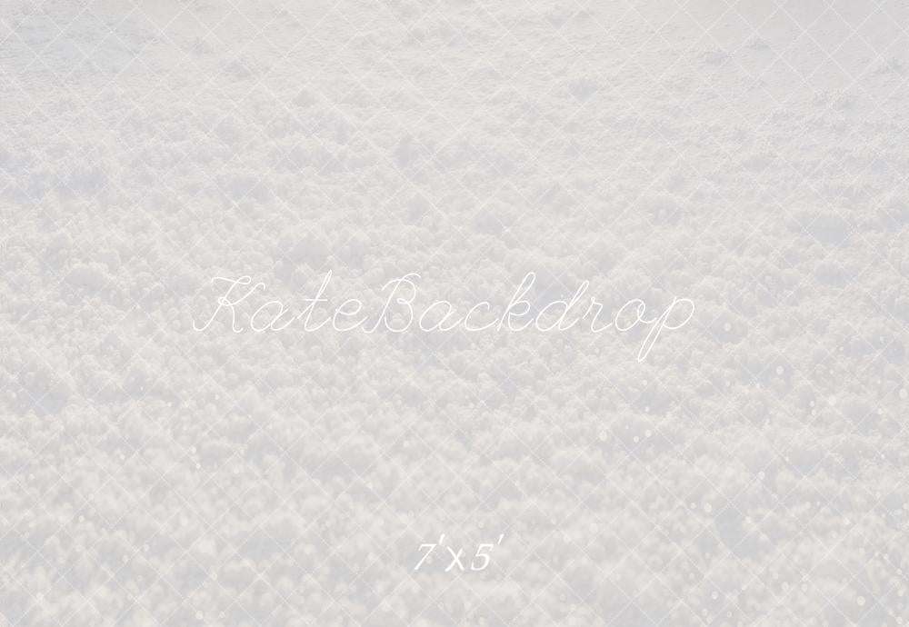 Kate Winter Snow Floor Printed Backdrop Designed by Emetselch