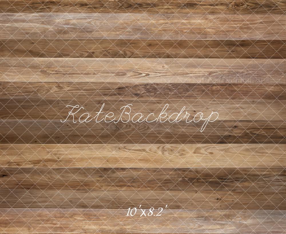 Kate Brown Wood Plank Floor Backdrop Designed by Kate Image