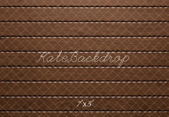 Kate Brown Wooden Plank Wall/Floor Printed Backdrop Designed by Mini MakeBelieve