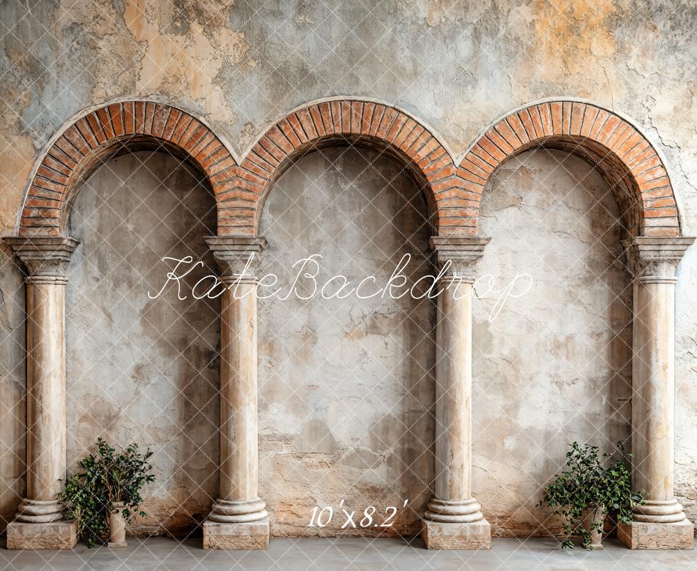 Vintage Boogkolommen Foto Achtergrond Designed by Emetselch