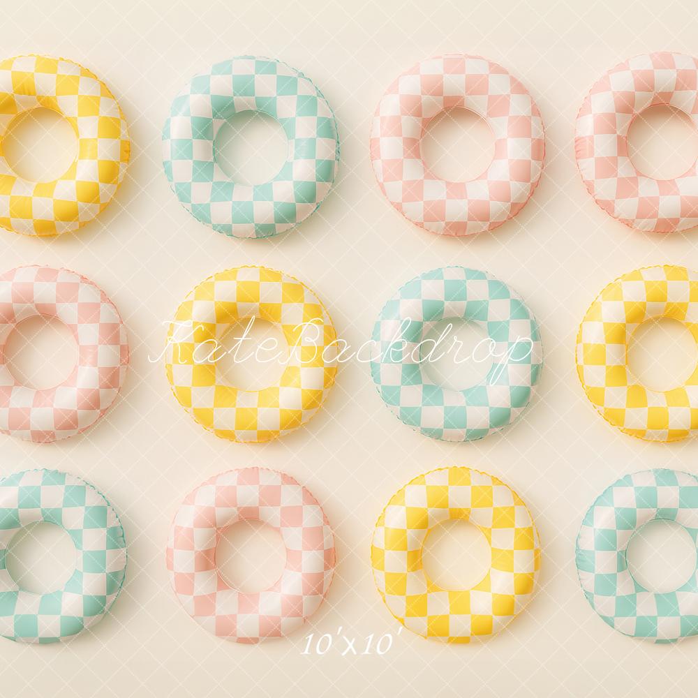 Anillo Flotante de Verano a Cuadros Backdrop Designed by Ashley Paul