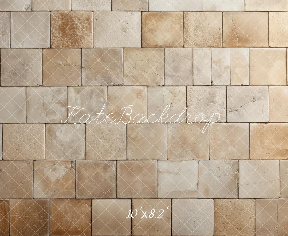 Kate Beige Stone Floor Backdrop Designed by Patty Roberts