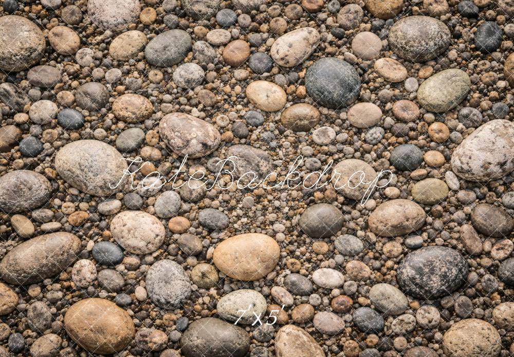 Kate Pebble Stone Floor Printed Backdrop Designed by Vertigo Productions