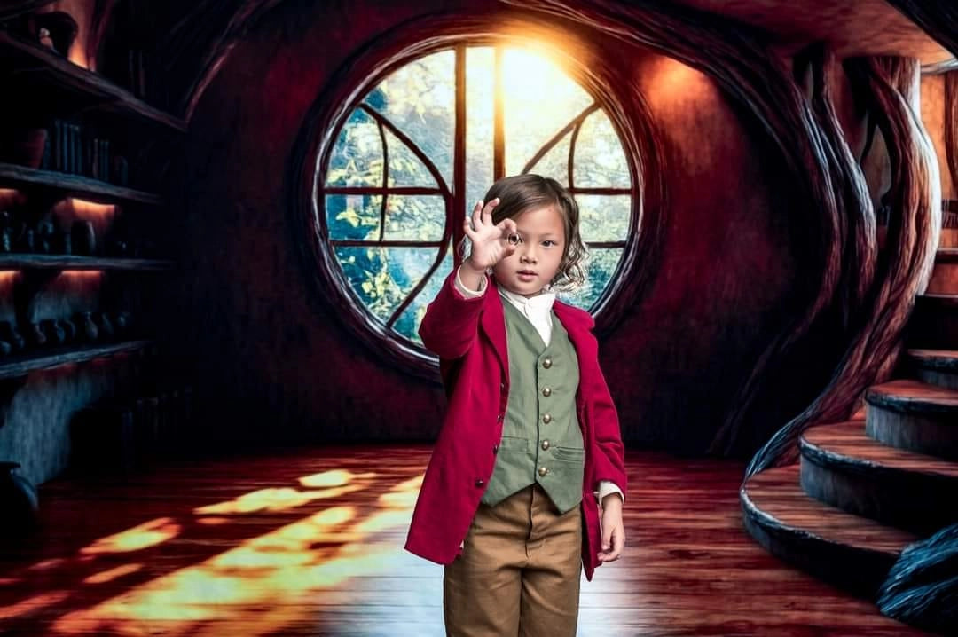 Kate Fantasy Hobbit House Backdrop Designed by Mini MakeBelieve