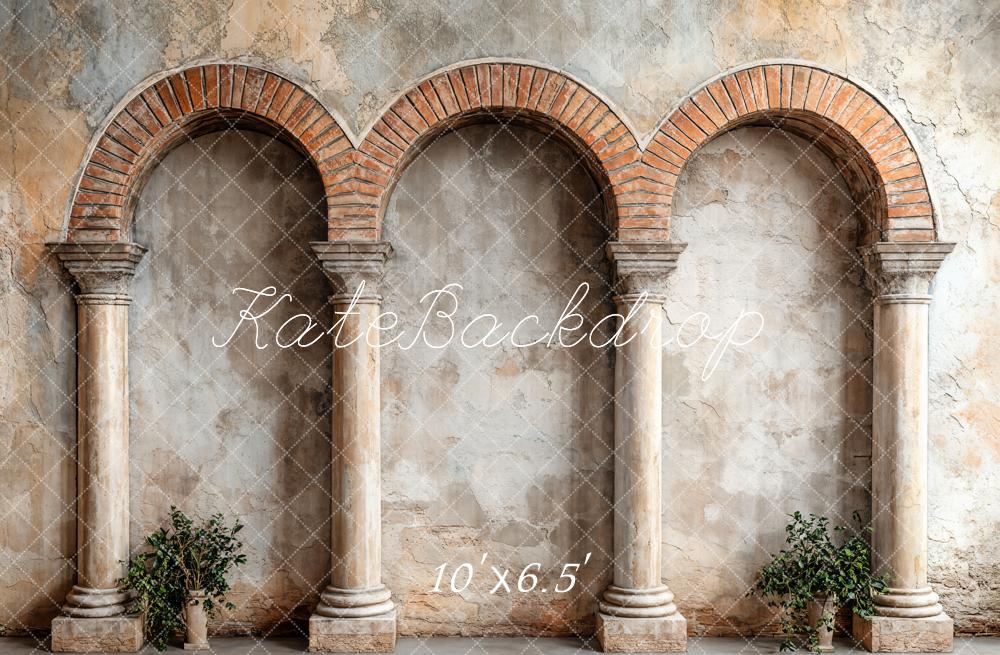 Vintage Boogkolommen Foto Achtergrond Designed by Emetselch