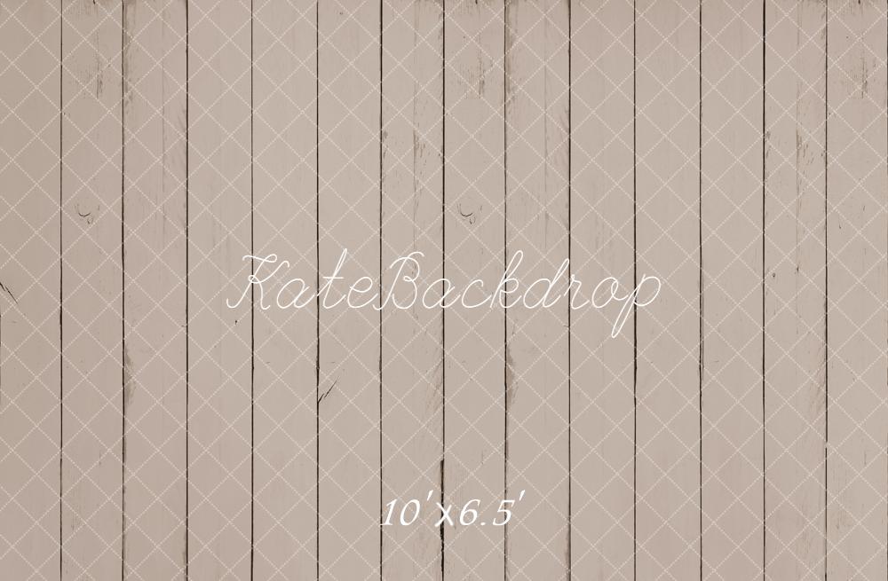 Kate Beige Wooden Plank Floor Backdrop Designed by Kate Image