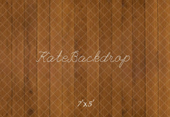 Brown Wooden Plank Retro Floor Backdrop Designed by Kate Image