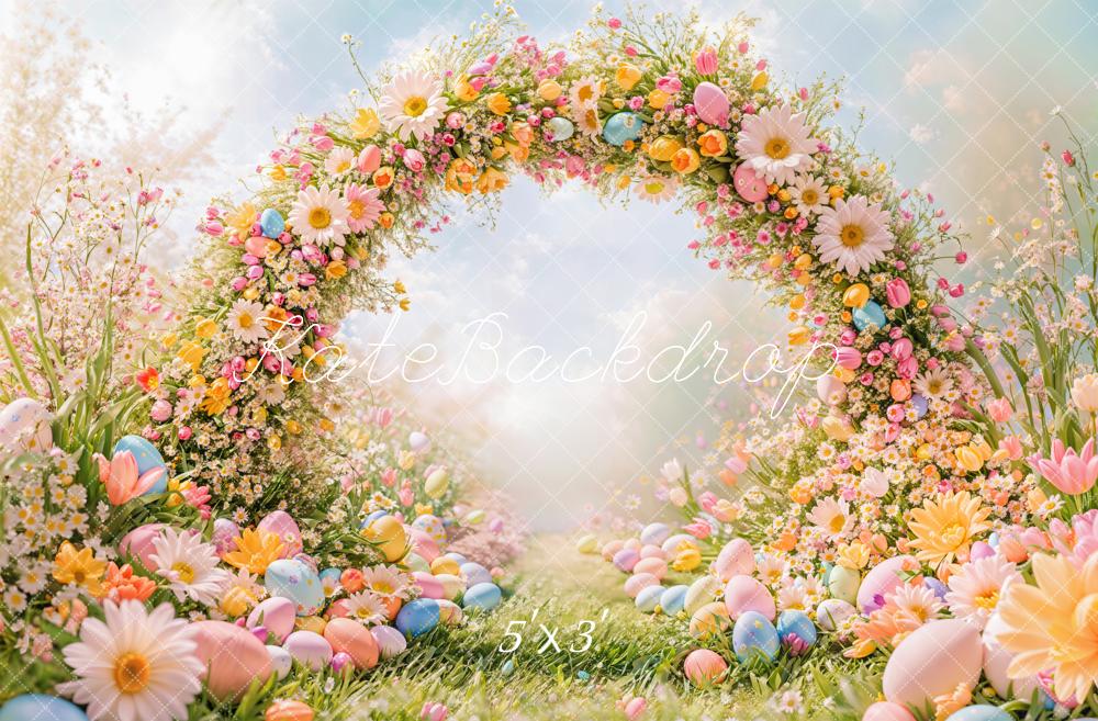 Arco di fiori di uova di Pasqua all'aperto Designed by Emetselch