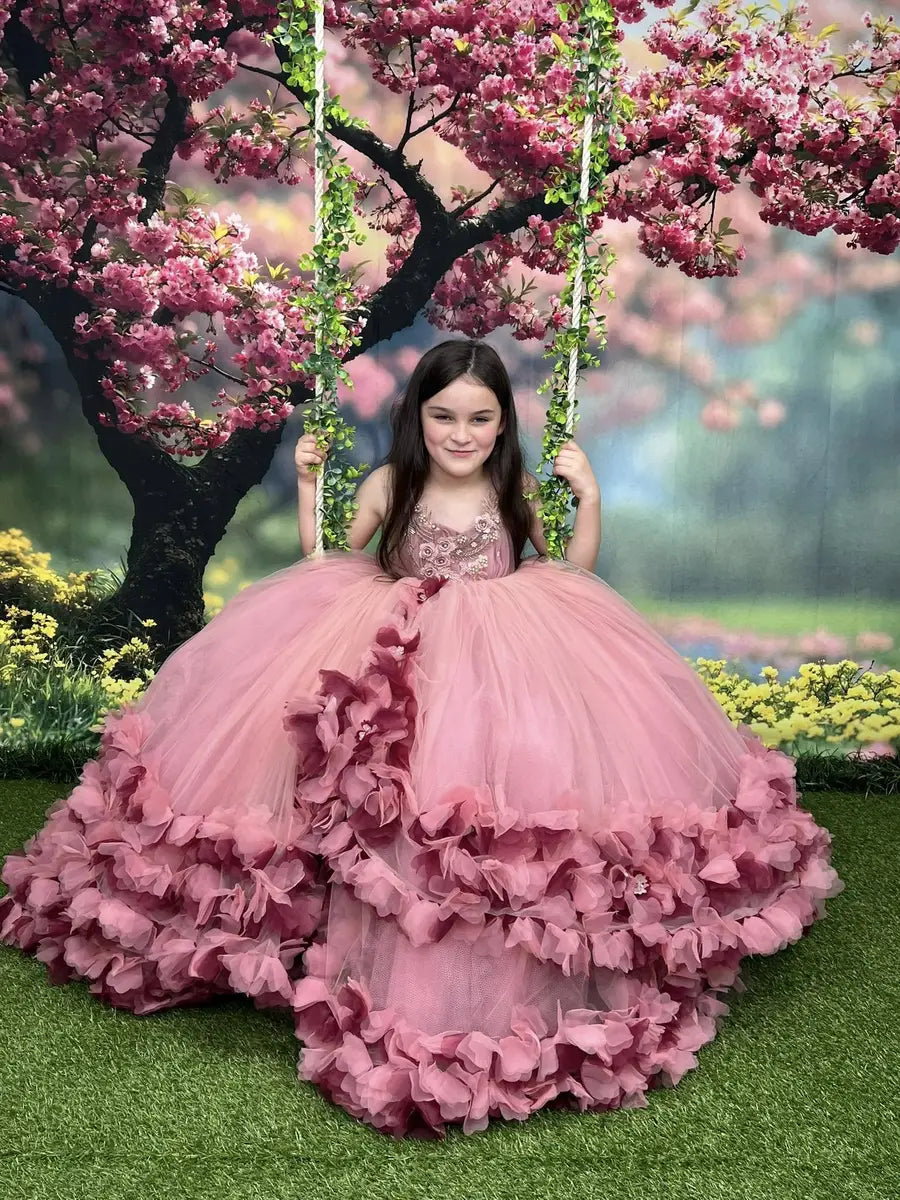 Kate Spring Cherry Blossom Tree Floral Backdrop Designed by Emetselch