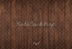 Kate Dark Brown Wood Pattern Floor Printed Backdrop Printed Backdrop Designed by Emetselch