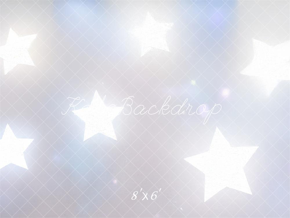 Fondo Blanco Estrellado Diseñado por Mini MakeBelieve