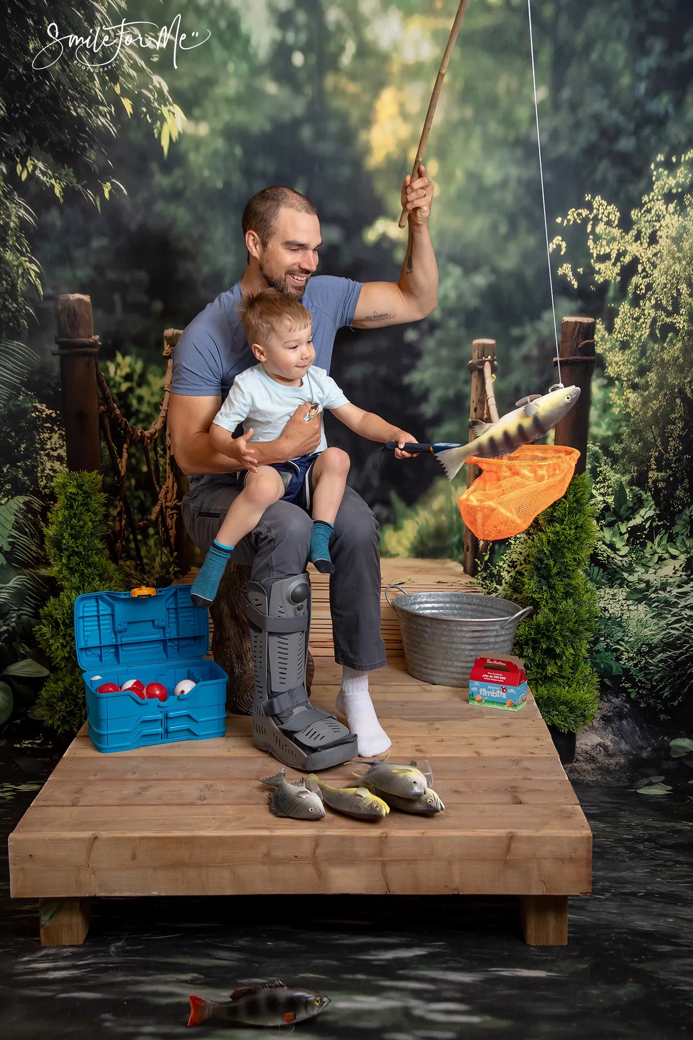 Kate Forest Bridge Lake Backdrop Designed by Emetselch