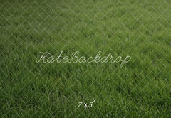 Kate Green Grass Field Floor Printed Backdrop Designed by Kate Image