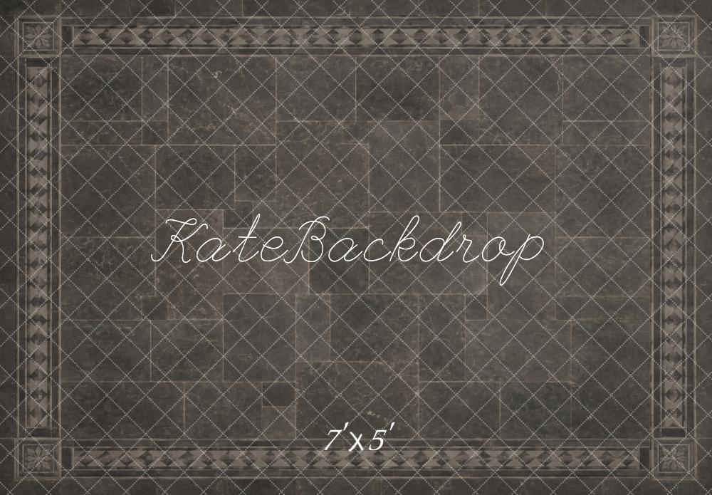 Kate Gray Tile Floor Printed Backdrop Designed by Vertigo Productions