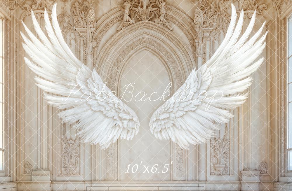 Alas de Ángel Vintage Arco de Pared Fondo
