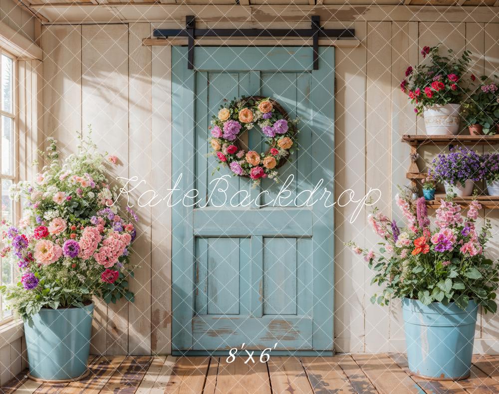 Sfondo Sole Primaverile C floreale per Porta Designed by Emetselch