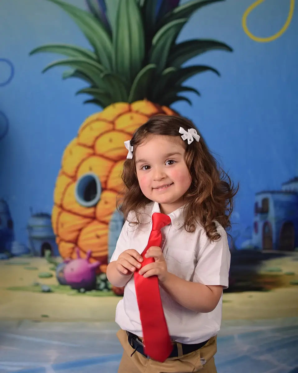 Kate Underwater World Pineapple House Backdrop Designed by GQ