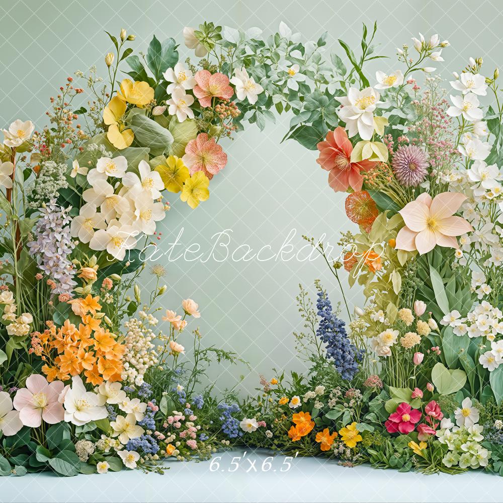 Arco de Flores de Primavera Fondos de Vegetación Diseñado por Emetselch