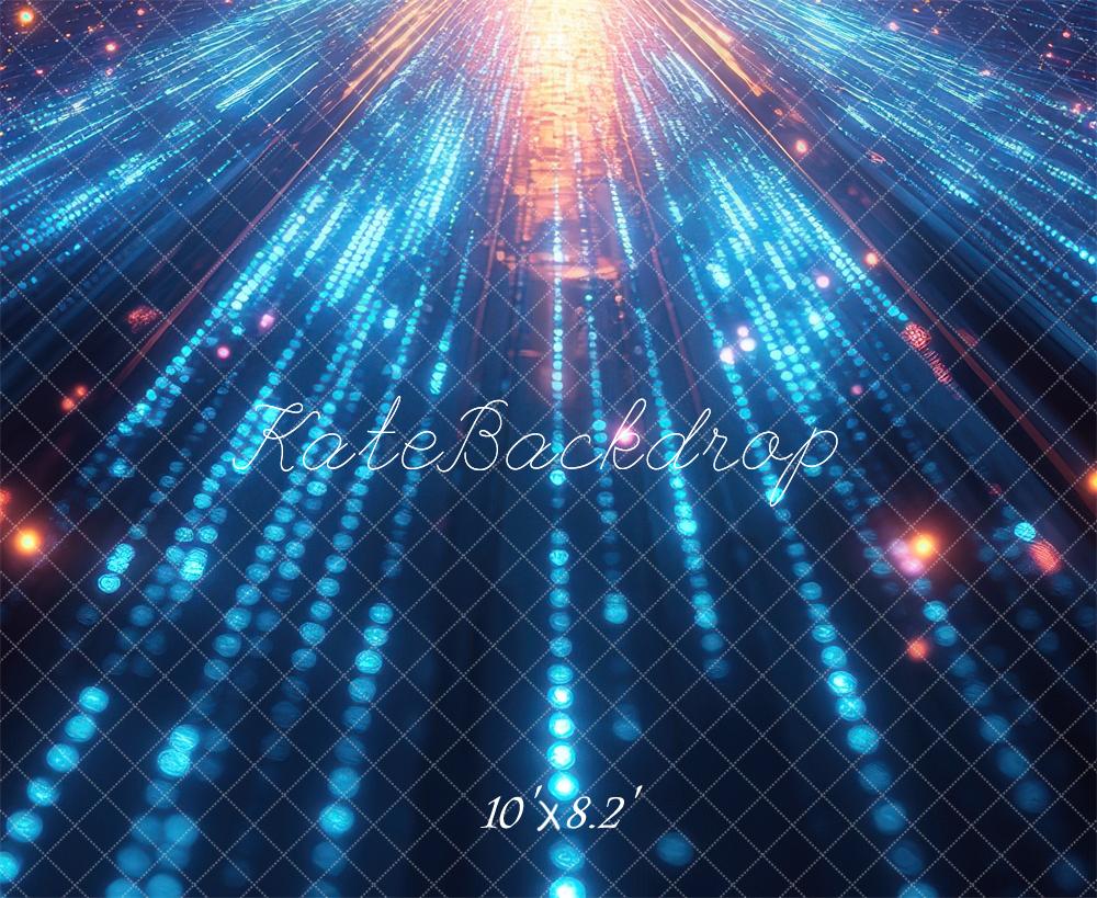 Digitale Abstracte Lichten Informatie Universum Foto Achtergrond Designed by Mini MakeBelieve