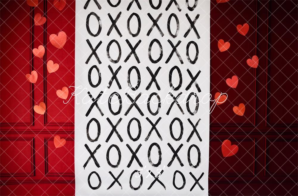 Valentijnsdag XO Hartjes Foto Achtergrond Designed by Mandy Ringe Photography