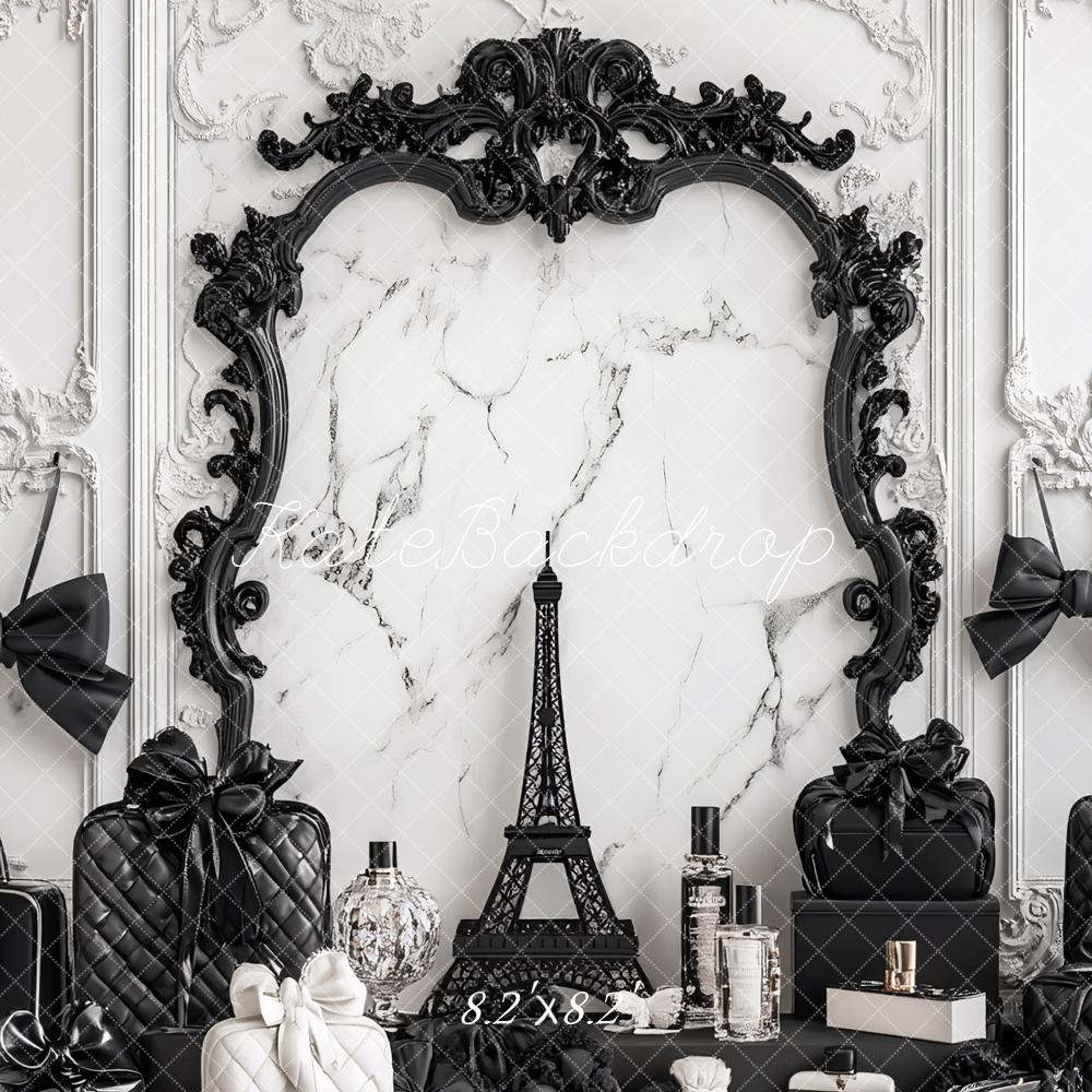 Kate Luxury Parisian Elegance Perfume Bag Backdrop Designed by Ashley Paul