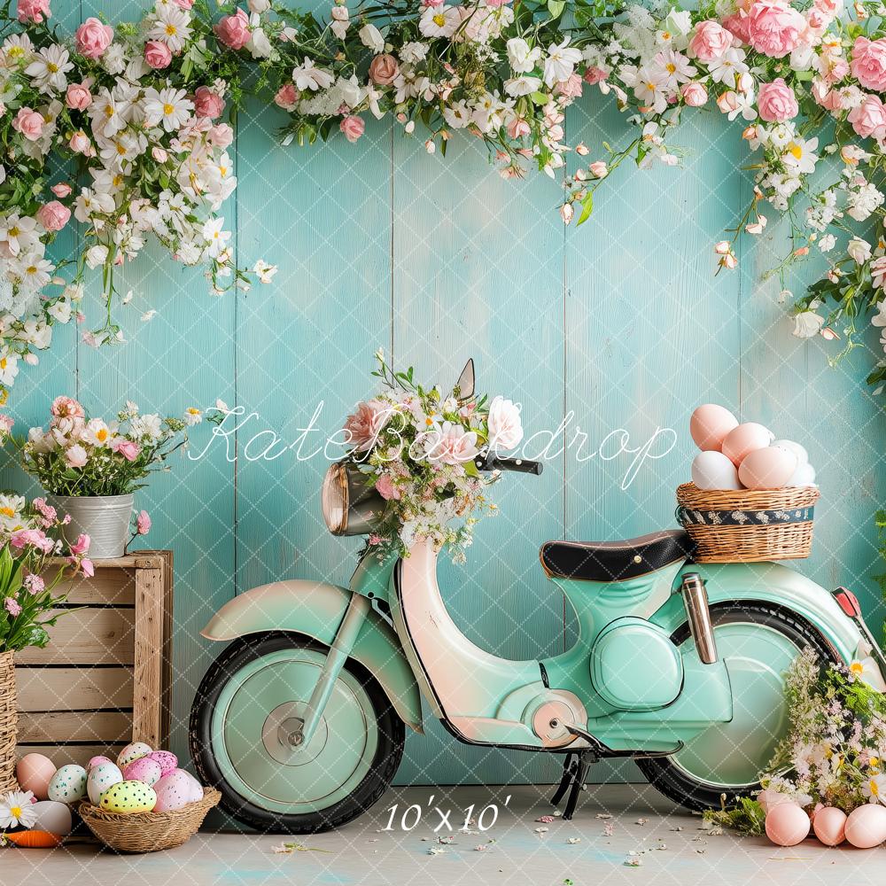 Kate Easter Flower Arch Scooter Backdrop Designed by Patty Roberts