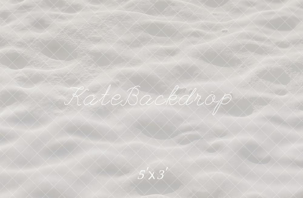 Kate Winter White Snow Floor Printed Backdrop Designed by Kate Image