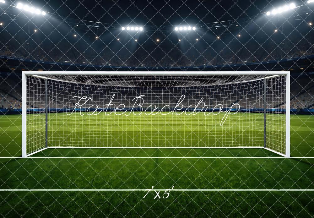 Kate Sports Soccer Field Goal Stadium Backdrop Designed by Mini MakeBelieve