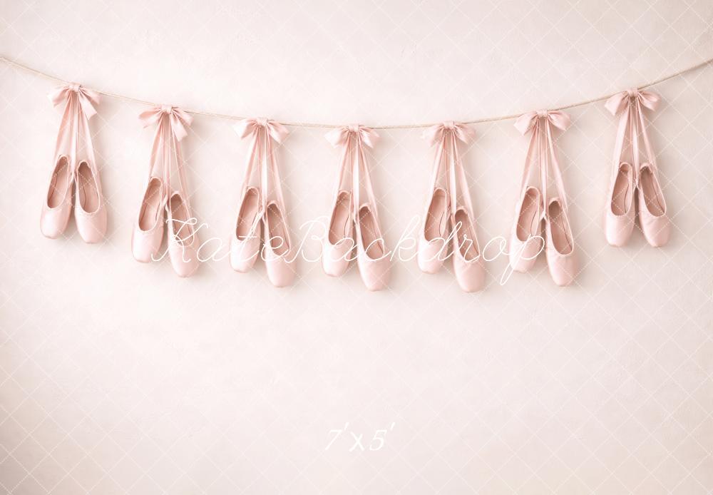 Kate Prom Pink Ballet Shoes Garland Backdrop Designed by Megan Leigh Photography