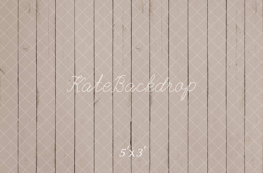 Kate Beige Wooden Plank Floor Backdrop Designed by Kate Image