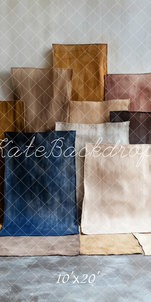 Kate Abstract Texture Color Blocks Backdrop Designed by Emetselch