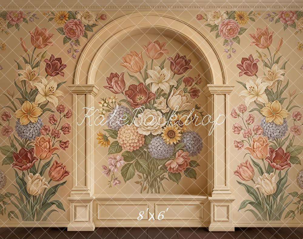 Kate Mother's Day Flower Arch Floral Wall Backdrop Designed by Emetselch