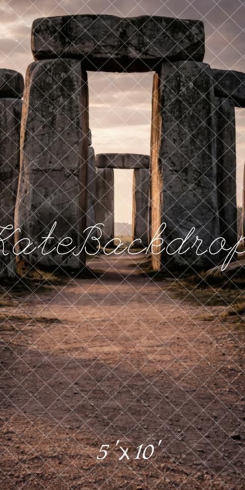 Kate Sweep Ancient Stone Archway Pathway Printed Backdrop Designed by Vertigo Productions