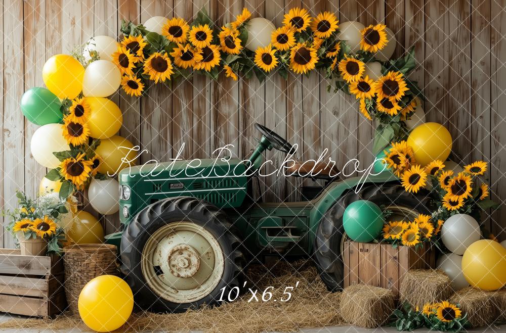 Sfondo Arcadia Trattore Girasole Autunnale Designed by Patty Roberts