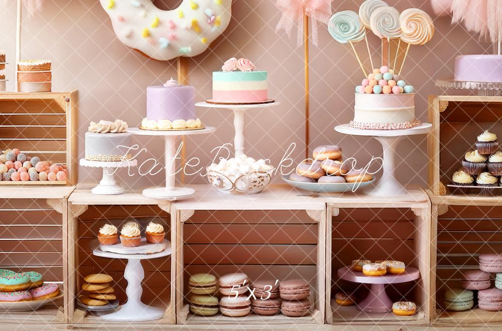 Cake Smash Pastel Sweet Dessert Donut Foto Achtergrond Designed by Mandy Ringe Photography